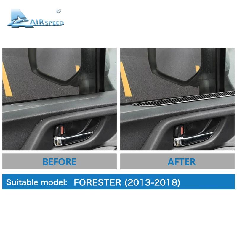 Carbon Fiber Interior Sticker for Subaru Forester 2013-2018 Door Panel Trim