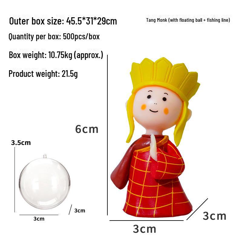 

ПВХ «Путешествие на Запад» набор из 5 предметов: Укун, Чжу Бацзе, Белый дракон, лошадь, украшения для аквариума и микроландшафтные поделки