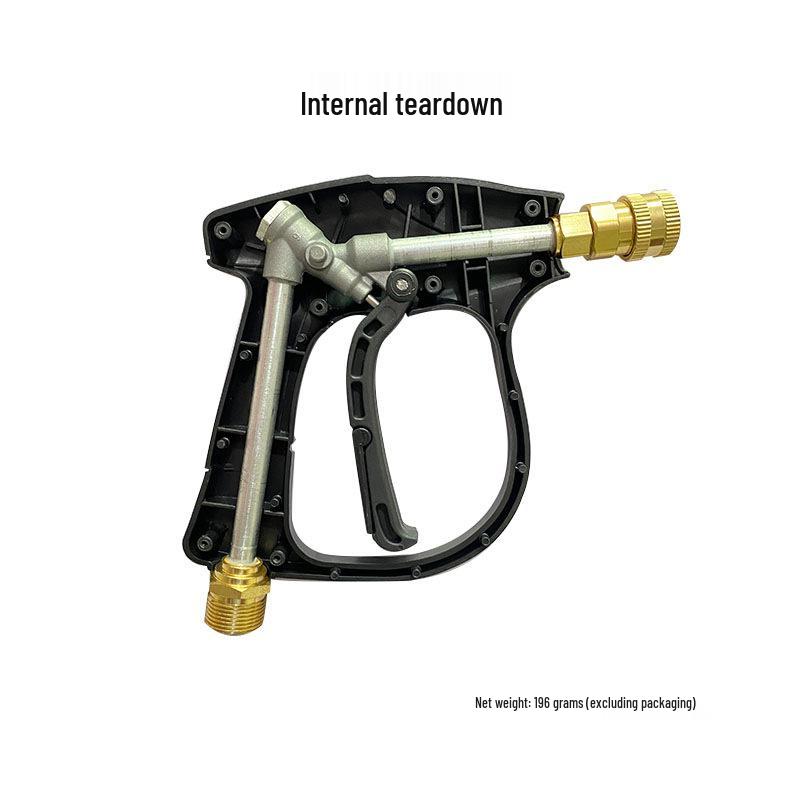 Popular Short High-Pressure Water Gun for Car Wash - Aluminum, Lightweight, 1/4 Quick Connect