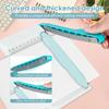 Portable Paper Cutter Stack Paper Trimmer 8 Sheets Capacity Accurate A4 Multi-Paper R4 Corner Rounder Kraft Paper Cutting Board