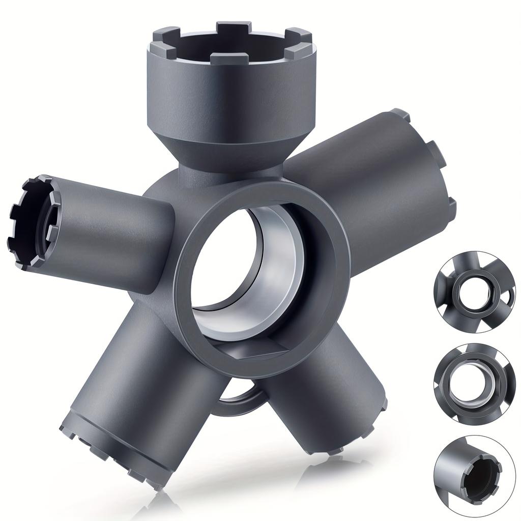 10-in-1 Faucet Aerator Key Removal Tool - Multi-Size Aerator Wrench for Plug-in, External, and Female Thread Faucet Filters (M16.5 To M28)