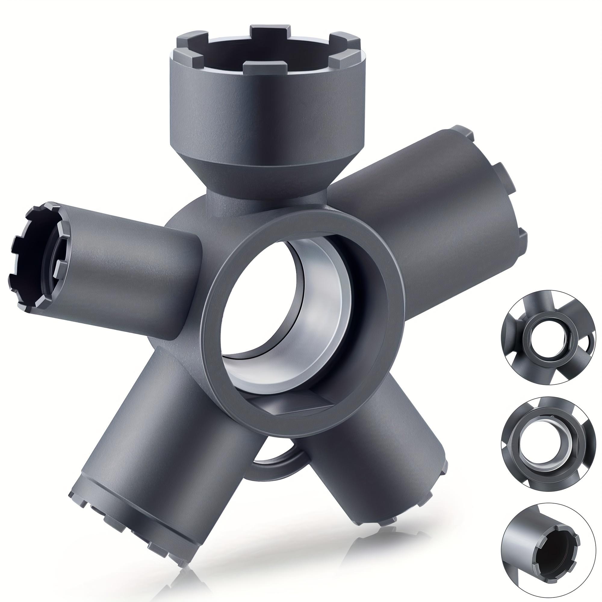 

Инструмент для снятия аэратора крана 10-в-1 - Многоразмерный ключ для аэратора для фильтров крана с вставным, наружным и внутренним типом резьбы (M16.5 К M28) 1pc