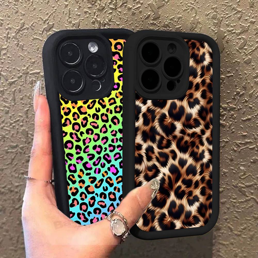 Classic Leopard Cheetah TPU Phone Cover For Iphone 17 16 15 14 13 12 11 Pro Max Plus Case Cover