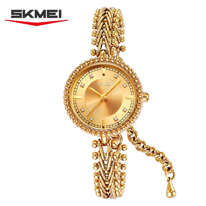 Skmei Quartz Watch for Women 3bar Waterproof Date Stainless Steel Business Fashion Casual Women's Watch 2548