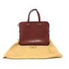 Hermes Escapada Business Tote Bag Boxcalf Bordeaux Wine-red