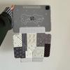 Miffy Rabbit Bow Design IPad Case 10th Gen Mini Air Pro With Stand Anti-Drop PC Shell Sleep Wake Support