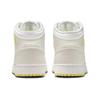 Air Jordan 1 Mid GS Sail Light Laser Orange Kids Sneakers Cream White FD8780-181