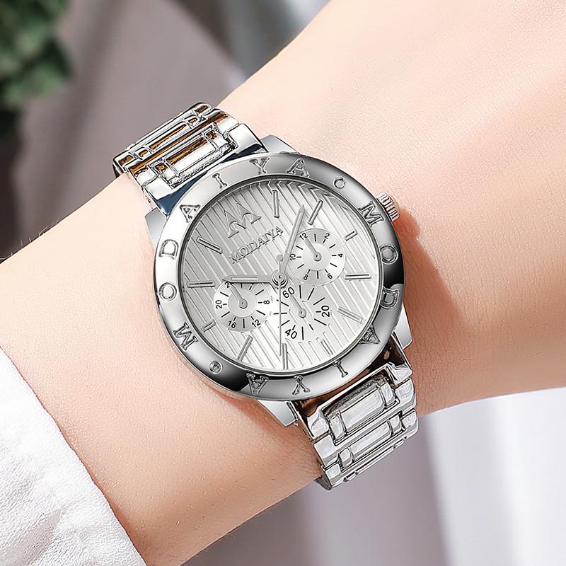 Fashion Ladies Watch With Quartz Movement And Metal Band For Casual Wear