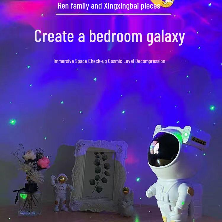 Sternenhimmel Astronaut Bluetooth-Lautsprecher & Projektor mit Superbass
