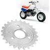 Rear Drive Wheel Sprocket, Steel Alloy 420 Chain Simple Removal 24 Tooth Rear Sprocket for Z50A Z50 Z50R Z50J Monkey Bike