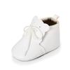 Baby PU Shoes Ankle-covered Little Boots Soft and Warm for Spring and Autumn Toddler Prewalking Shoes for 0-18 Months First Step