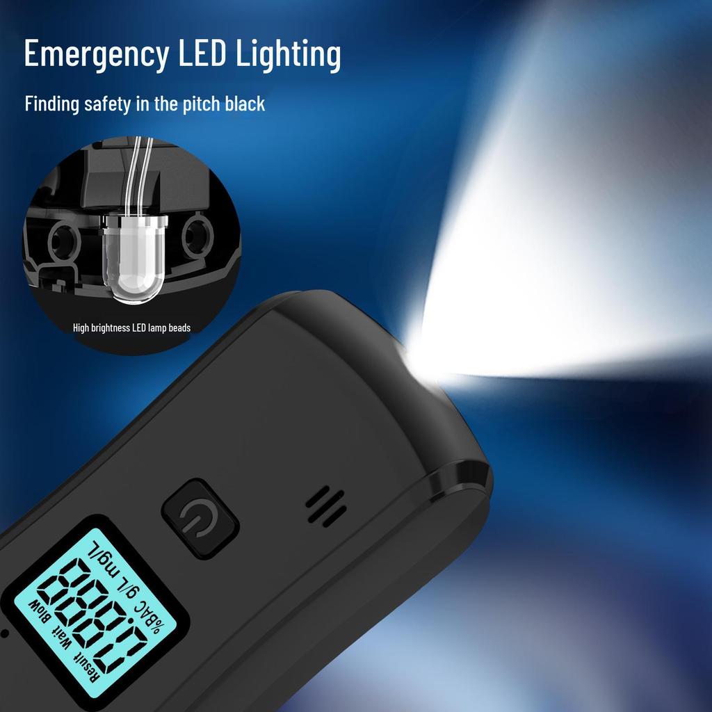 2025 High-Precision Portable Breathalyzer Alcohol Tester