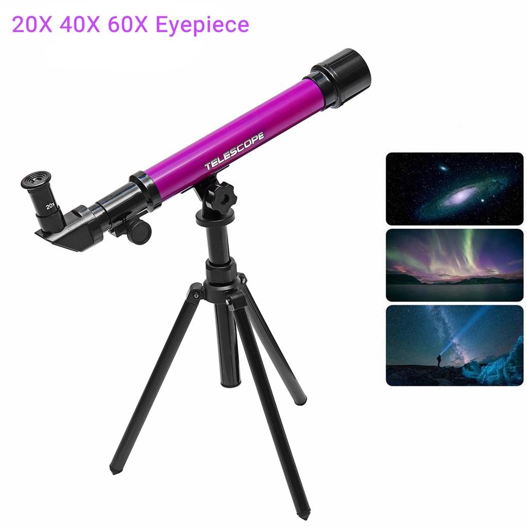 Professional Astronomical Telescope With Tripod Outdoor Monocular Zoom Telescope Spotting Scope for Educational Children Toys ABS