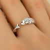 Retro Fish - Shaped Adjustable Ring Vintage Boho Style Casual Daily Wear Gold /Silver Color Finger Ring For Women Bohemian Jewel