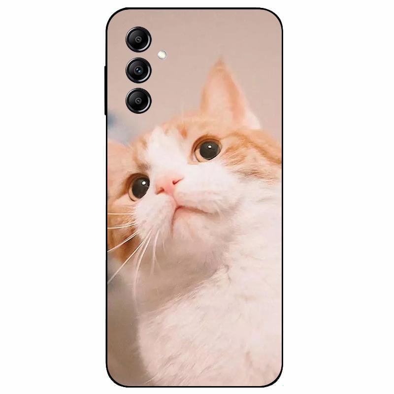 For Samsung A14 4G A 14 M14 5G Case Painted TPU Soft Silicone Black Funda for Samsung Galaxy A14 A145F Bumper GalaxyA14 M 14 Bag