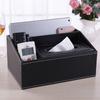 Multi-functional Tissue Box with Remote Control Storage for Living Room