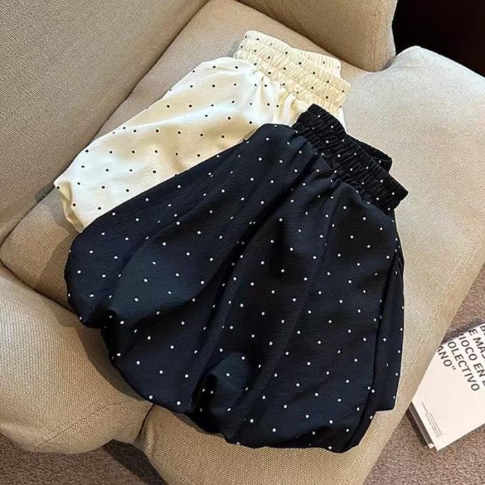 2025 New High Waist Polka Dot Puffy Skirt for Spring/Summer - Petite Cloud Bubble Style