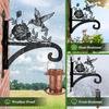 Hanging Plant Hanger Bracket Plant Hooks for Hanging Baskets Heavy Duty Decorative Hummingbird Silhouette Wall Mounted Hanging Plant Hangers Outdoor