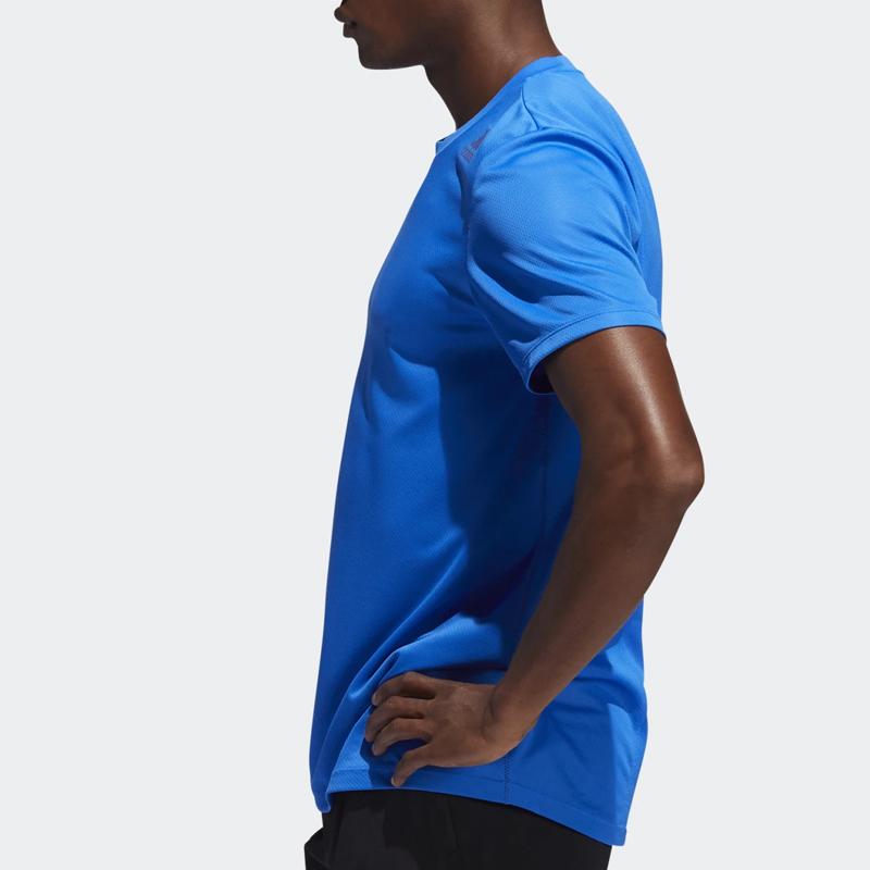 Adidas Soccer Training Sport Round Neck Short Sleeve T-Shirt Men Tops Glory-Blue FM2104