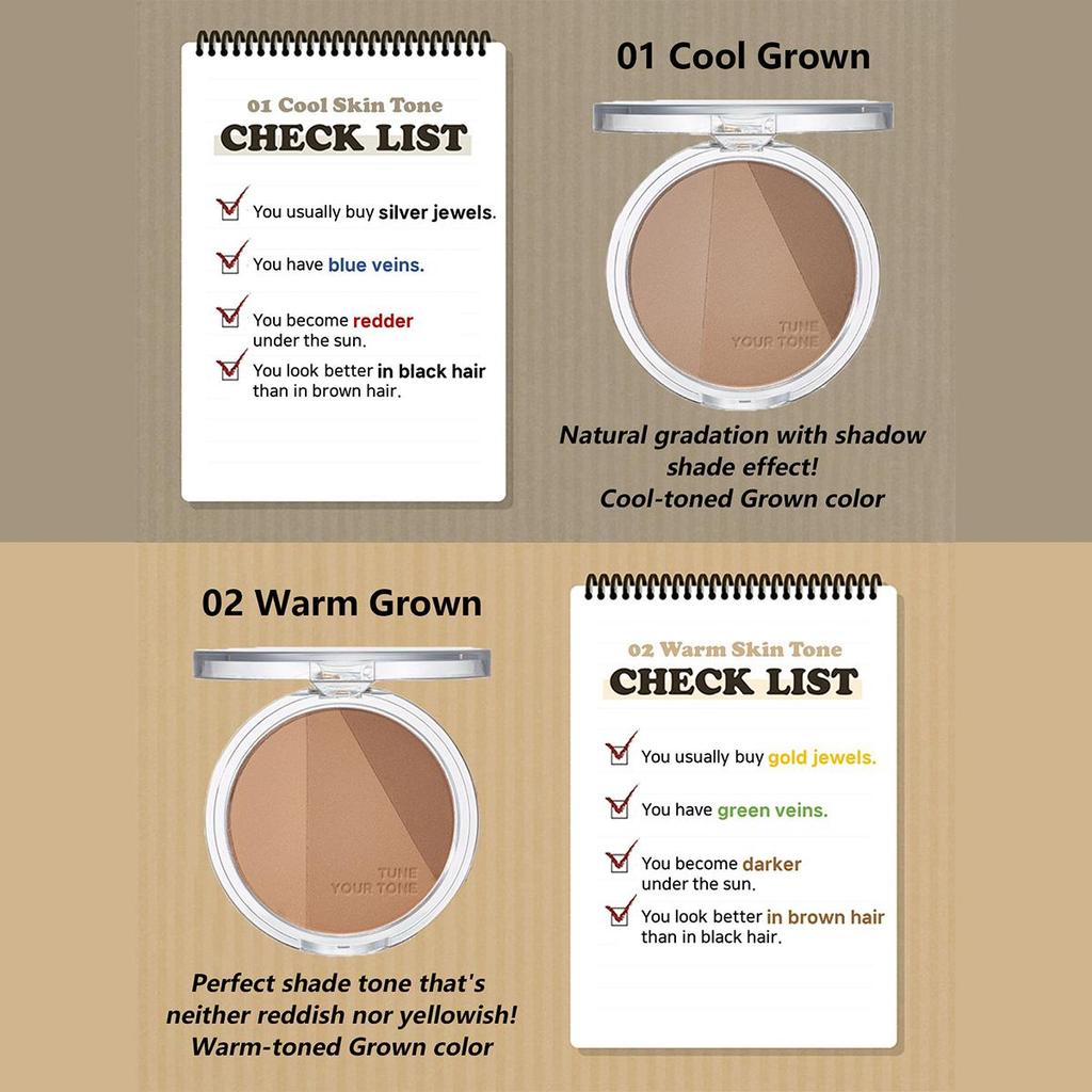 HOLIKA HOLIKA Tonabstimmung Schattierung Kontur Palette 9.5g/0.34oz (2 Farboptionen)