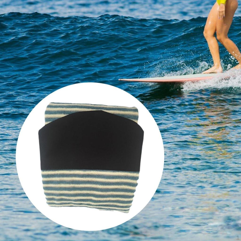 Foldable Surfboard Sock Cover with Drawstring for Bike and Car Rides