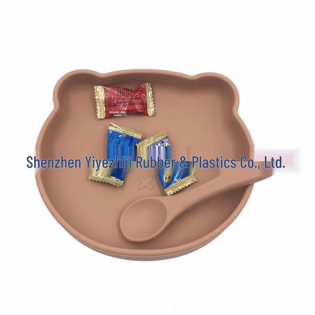 New Silicone Baby Plate Set - Anti-Fall Children's Feeding Tableware