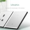 Ultra-Thin Grey 13A 220V-250V Electric Light Switch Socket Scratch-Resistant Tempered Glass Panel Wall Switch Big Touch Panel