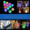 LED Car Interior Ambient Light Decoration Wireless Adhesive Bicycle Tail Light Auto Roof Atmosphere Lamp Diamond Diving Light