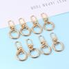 2/4/8Pcs 5*2.3cm Spring Snap Clasp Hooks Key Ring Pendant DIY Jewelry Making Findings Keychain Bag Buckle Supplies