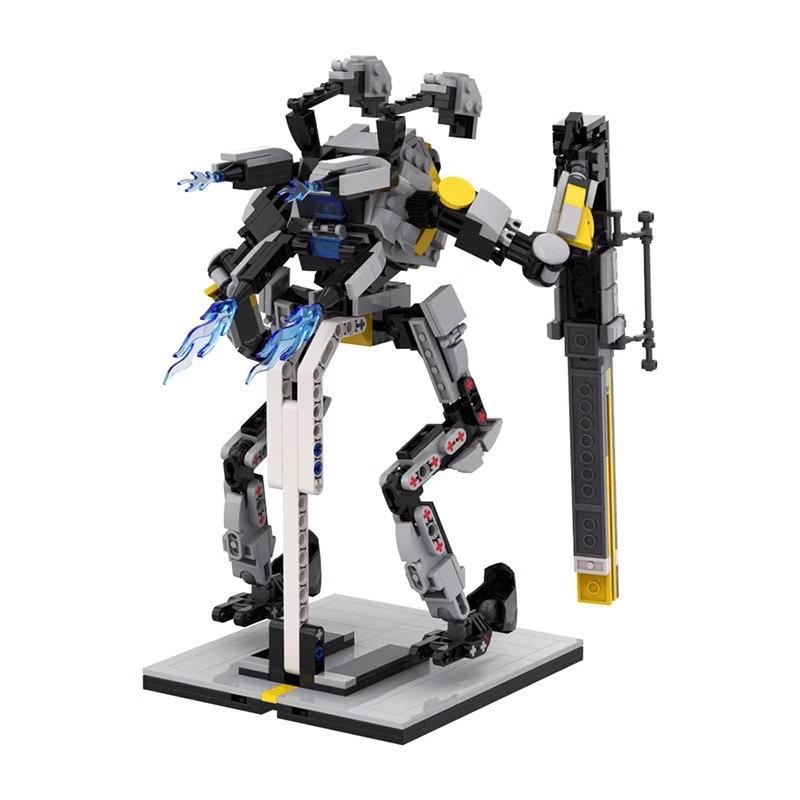 Building Blocks Assembled Particle Building Blocks Titanfall Peripheral Polaris Titan Robot Model