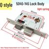 Qingwa Universal Stainless Steel Mortise Door Lock Body