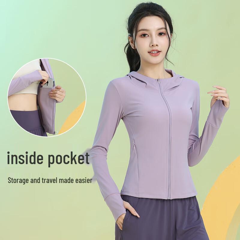 Women's Hooded Quick-Dry Fitness & Yoga Jacket