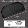 Wellvie Classy Odyssey Luggage Mat for Vehicles November Customizable Trunk Luggage Honda Cargo Custom Cargo Custom 3D and Car Accessories 7-Seater