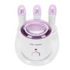 4 In 1 Wax Heater Anti Scald 3 Roll On Wax Warmer Single Pot Transparent Lid 220W for Home Use US Plug 110V