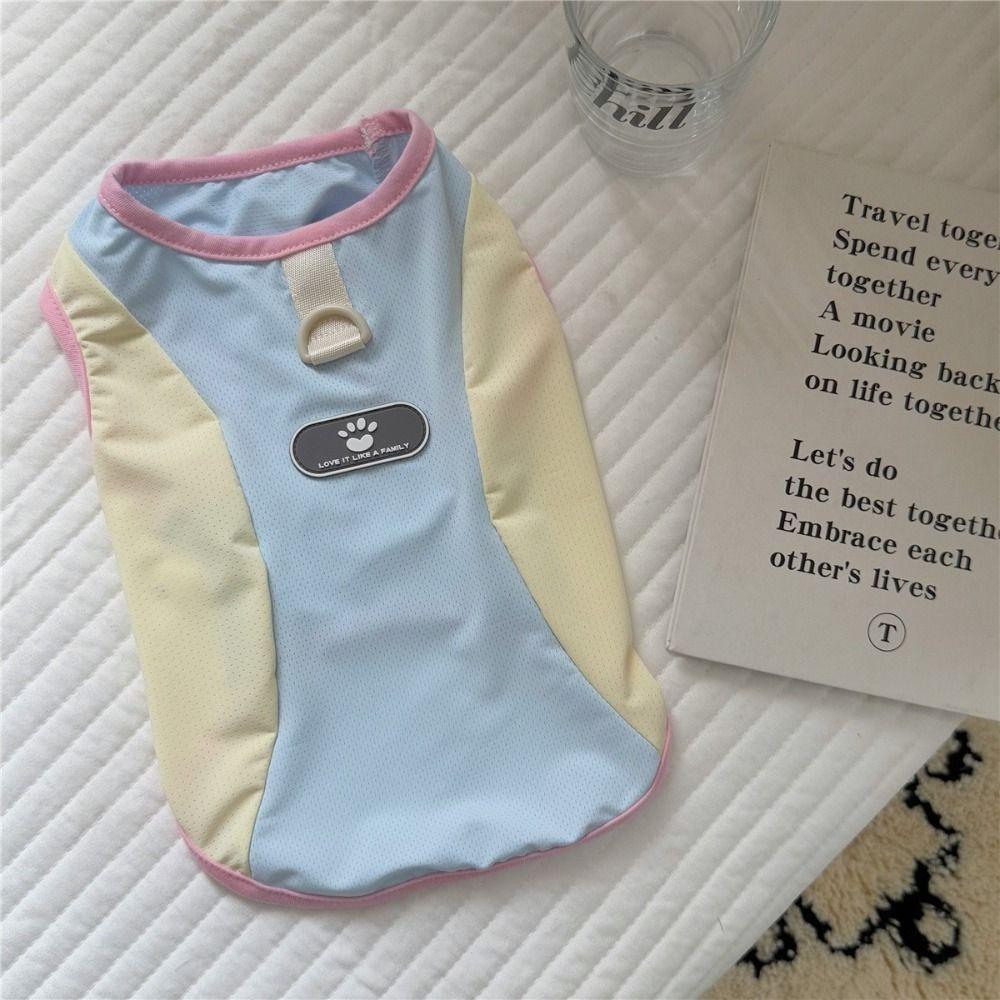 Cute Pet Mesh Vest Sleeveless Dog Sweatshirt Fashion Pet Pullover Pet Supplies