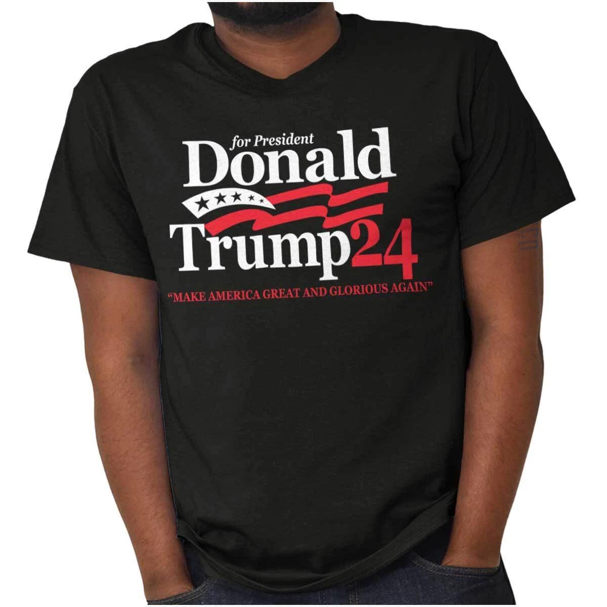 Donald Trump USA Presidential Election 2024 Womens or Mens Crewneck T Shirt Tee XXXXL