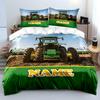 3PC Name Custom Quilt Cover Tractor Print 1Duvet Cover 2 Pillowcases Adult Children Bedding Set Luxury Bed Comforter Set
