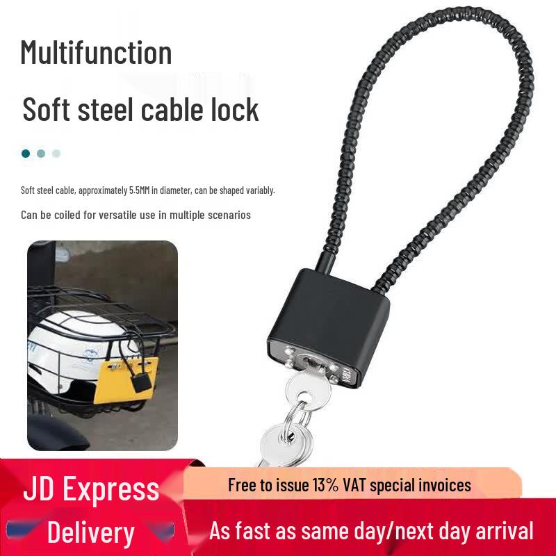 Honggong Alloy Steel Cable Padlock