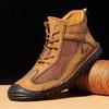 2025 Men's Round-Toe Handmade Winter High-Top Martin Boots - Outdoor Casual Plus Size