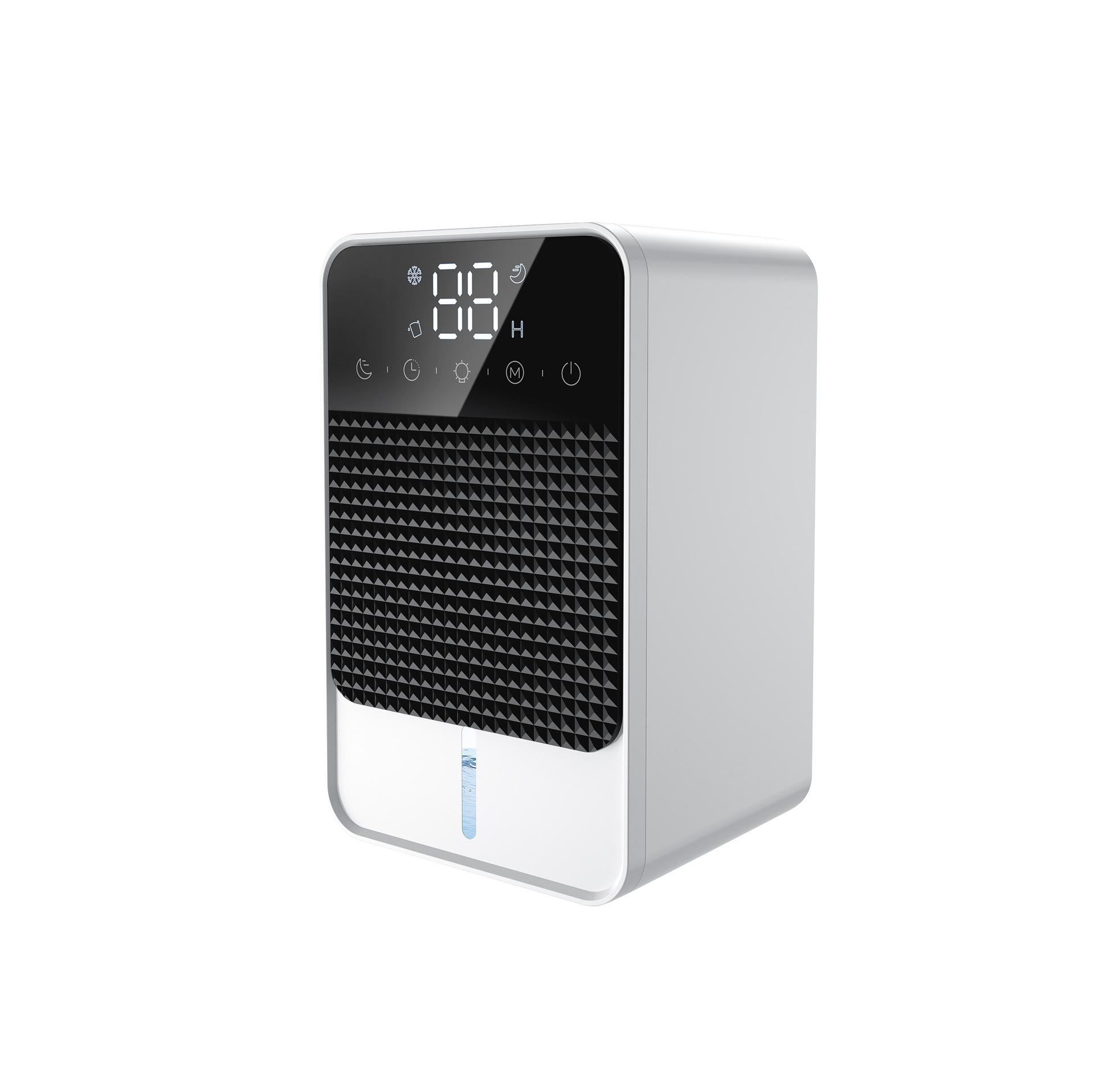 

1.5L Smart Dehumidifier - Auto-Defrost & Timer, 2 Modes Portable Dryer with Water Alert, Ultra-Quiet for Home/Office/Dorm белый