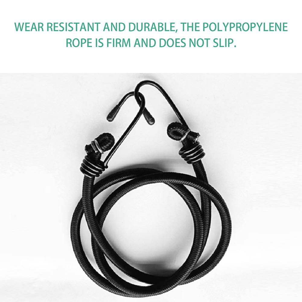 Hooked Elastic Rope 10-Piece Set Reusable Cycling Trip Luggage Strap For Outdoor Household