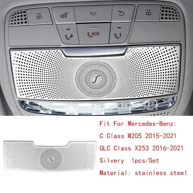 Pentru Mercedes-Benz CE GLC Clasa W205 W213 X253 Difuzoare din oțel pentru ușa mașinii, Capa decorativă stereo Capac de acoperire a difuzorului