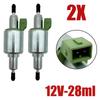 2X 12V 24V 2-5KW Air Diesel Heater Oil Fuel Pump For Webasto Eberspacher Truck Heater Pulse Meter Pump 16ML 22ML 28ML 32ML