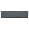 Pallet Cushion Set 2 pcs Anthracite 150 x 40 x 8 cm Oxford Fabric