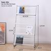 Floor Standing Magazine & Book Display Rack for Periodicals and Promotional Materials