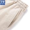 ROMON Men's Summer Linen Blend Breathable Casual Pants
