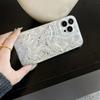 Feather Yarn Laser Butterfly Mobile Phone Case Is Suitable for Apple 15PROMAX Rose 14 Trend 13 Creative 12 Large Holes 11