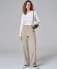 MALOUPE 2115 Stretch Semi-Wide Pants (Beige)
