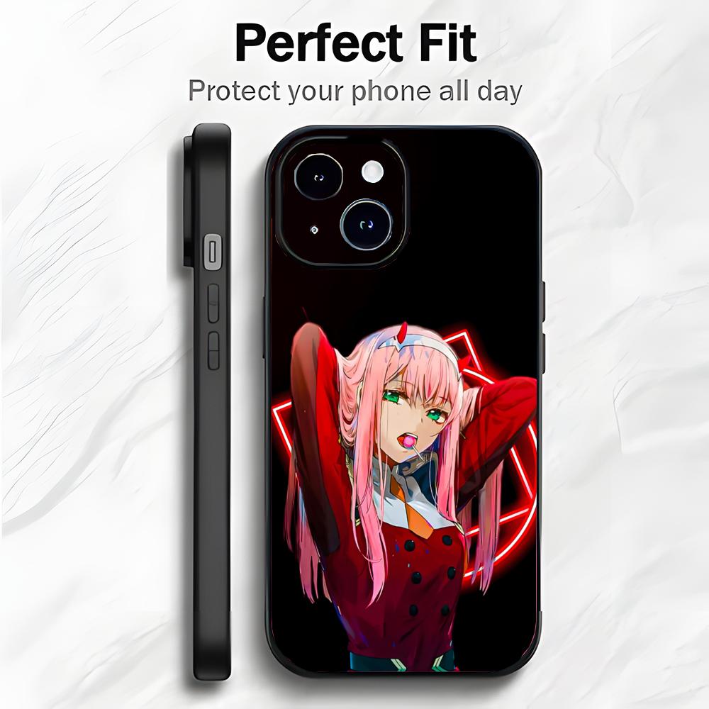 Japanese Anime 02 D-DARLING in the FRANXX Phone Case Phone Case Soft Packaging Lightweight For iPhone17 16 15 14 13ProMax