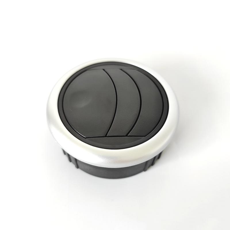 Knob Style Round Air Outlet Vent For Bus RV Car Boat Dashboard 360 Degree Rotation Air Cooling Part